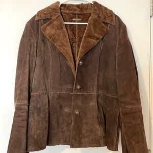 Beautiful Vintage GUESS leather / suede jacket, like new, women’s size XL